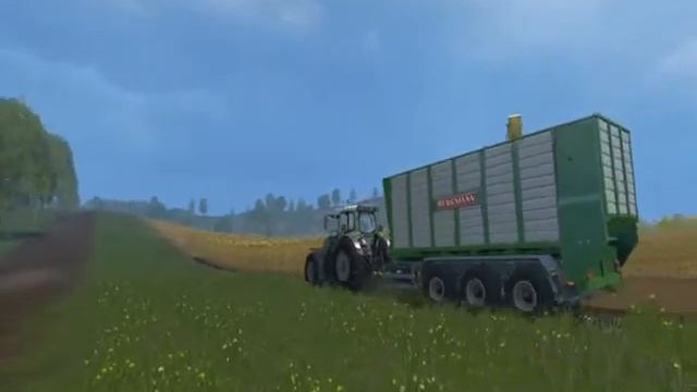 Уборка кукурузы на силос. Farming Simulator 2015 смотреть онлайн
