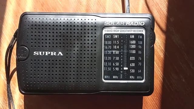 Радиоприемник Supra ST-111 работает от солнечного света смотреть онлайн
