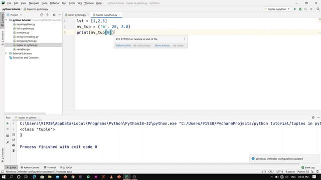 Python Tutorial # 10 | Tuples in python | Tuples v/s List in python | count function in python смотреть онлайн