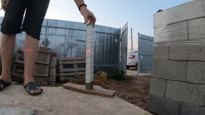 Замер диагоналей и уровень фундамента. Ищем самый высокий угол фундамента