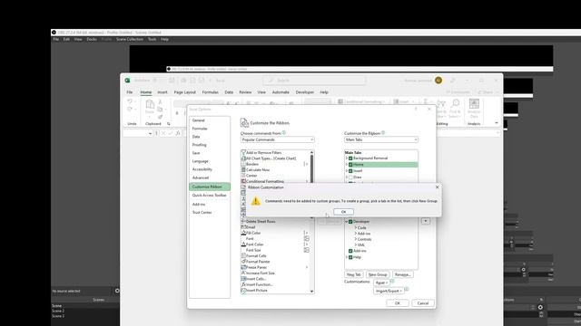 Customize Ribbon in excel смотреть онлайн