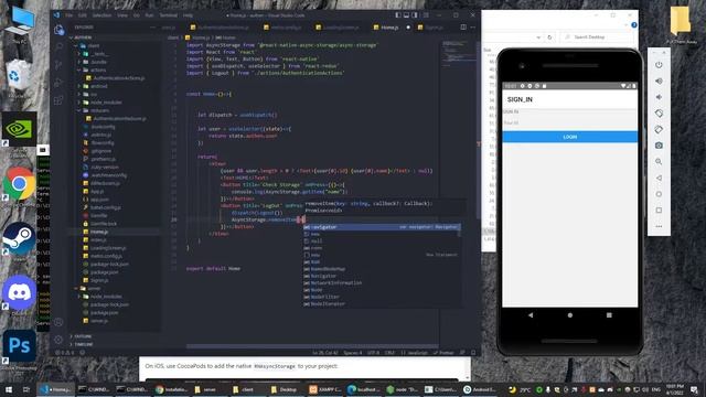 React Native - Using AsyncStorage is the best thing to make auto Login [EP. 3] смотреть онлайн