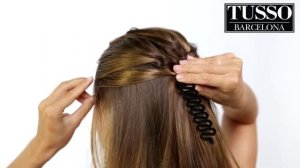 French braid (Колосок) Создание прически с заколкой