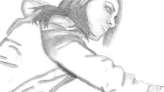 girl drawing photoshop pen tablet first time смотреть онлайн