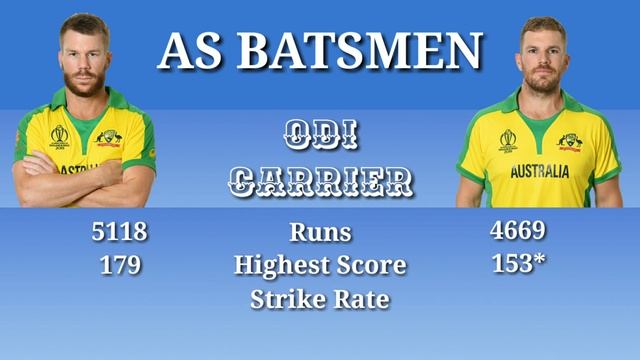 Devid Warner & Aaron Finch Big Battle Batting Comparison | Who is the Best? смотреть онлайн