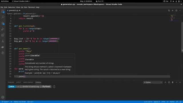 Understanding Python: Generators смотреть онлайн