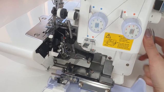 Заправка оверлока JUKI PE-770 смотреть онлайн