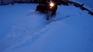 МОТОЦИКЛ УРАЛ ПО СНЕГУ ЗИМОЙ