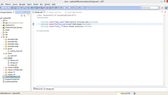 Android - Cadenas de texto en nuestra aplicación (strings.xml) смотреть онлайн