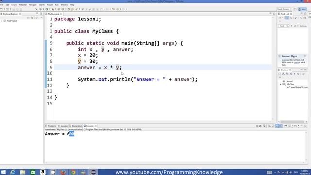 Java Tutorial For Beginners 6 - Math and Arithmetic Operators in Java смотреть онлайн