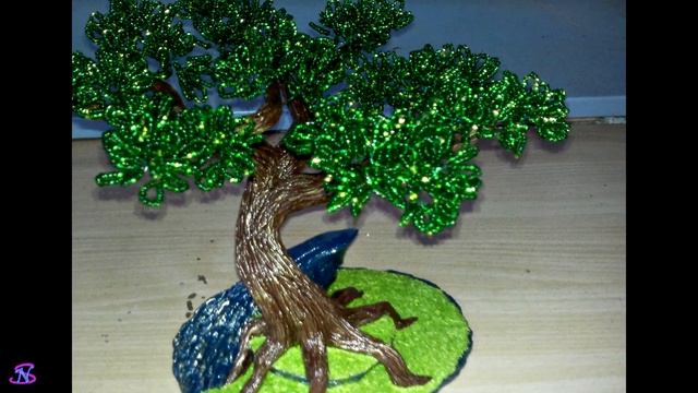 Деревья из бисера. Цветы из бисера. АВТОРСКИЕ РАБОТЫ ИЗ БИСЕРА (1. часть) смотреть онлайн