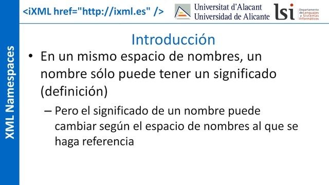 XML Namespaces: Introducción смотреть онлайн