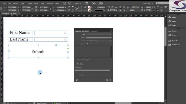 Create Interactive PDF Forms InDesign смотреть онлайн