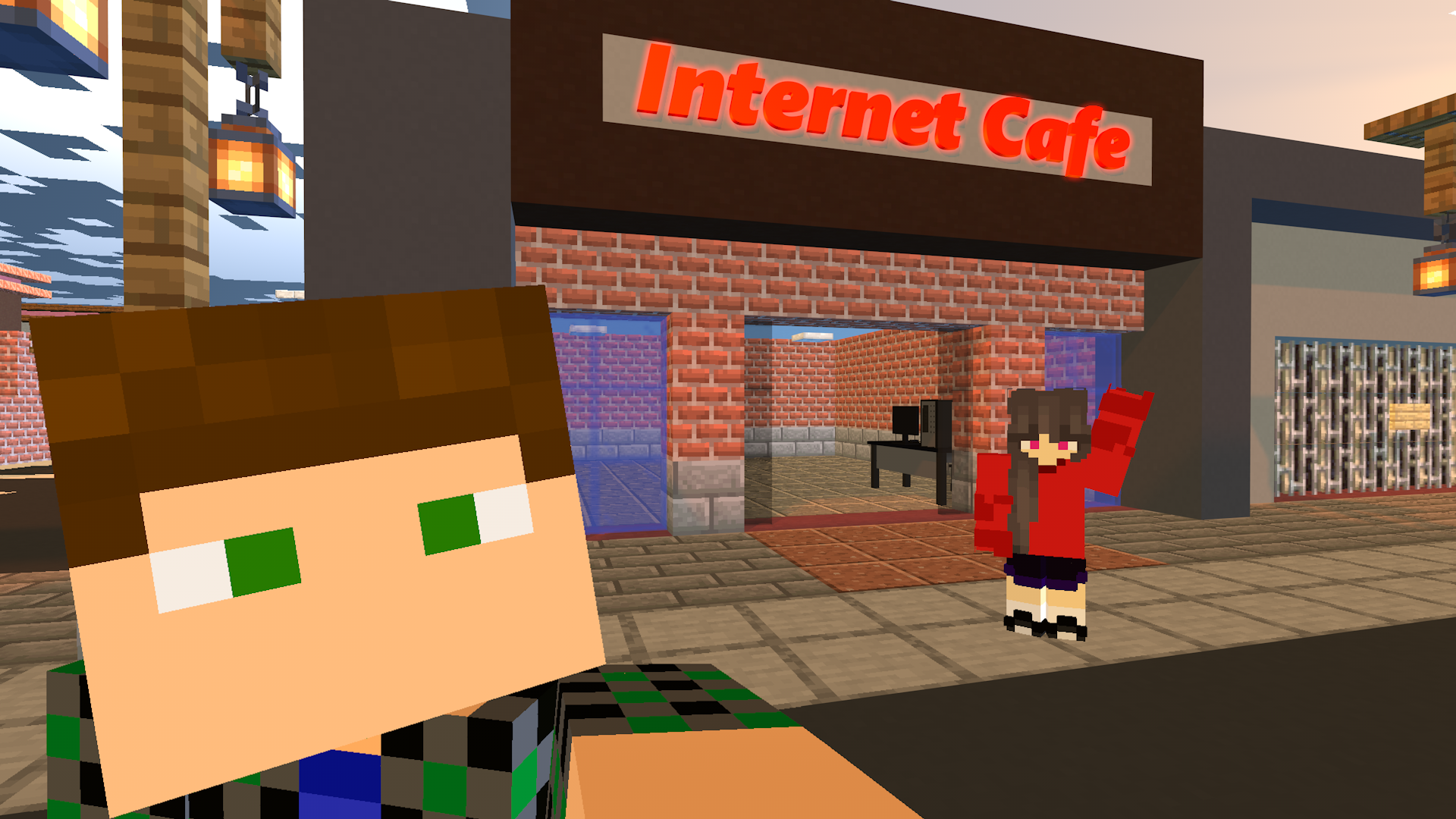 я открыл своё интернет кафе в майнкрафт интернет кафе симулятор смотреть онлайн