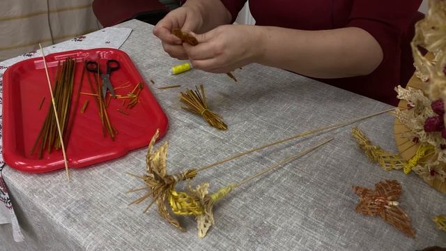 Мастер-класс "Соломенный цветок для мамы " смотреть онлайн