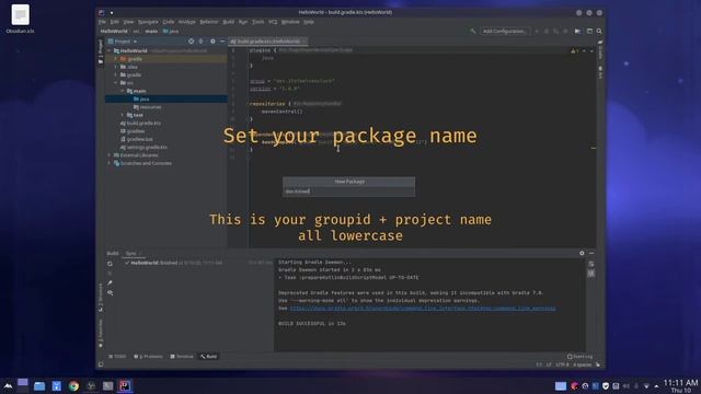 Java Hello World in Intellij in 2 minutes смотреть онлайн