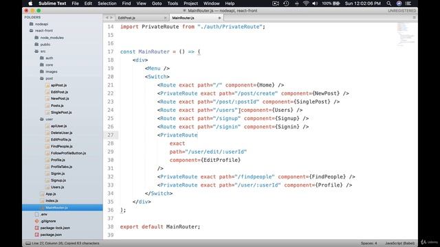 Update post component | MERN Stack смотреть онлайн