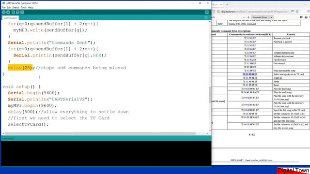 Arduino C++: Serial UART mp3/WAV player tutorial смотреть онлайн