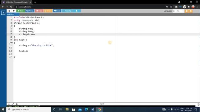 Top 100 Coding Question for Placement - 24 | Reverse the Sentence смотреть онлайн
