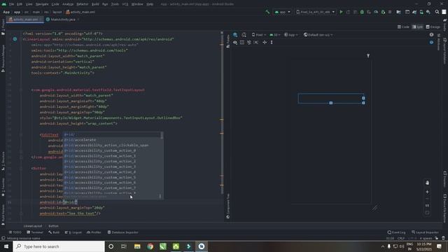 #Material Edit Text #App using Java in #Android-studio | Must Watch to be Android Developer смотреть онлайн