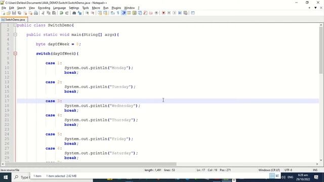 Switch Statement in Java Part 1 смотреть онлайн