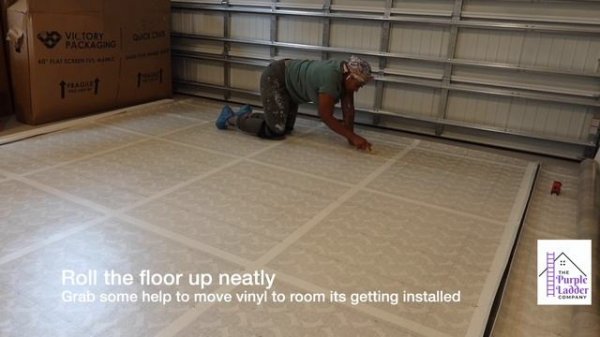 HOW TO INSTALL VINYL SHEET FLOORING | VINYL SHEET FLOORING INSTALLATION