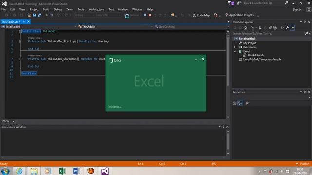 Excel 2016 error while using VS 2015 VSTO смотреть онлайн
