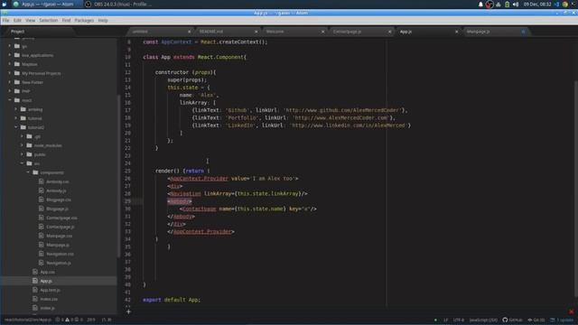 Creating React Applications in 2020 #9 - Context, Props.Children, JSX as Props смотреть онлайн