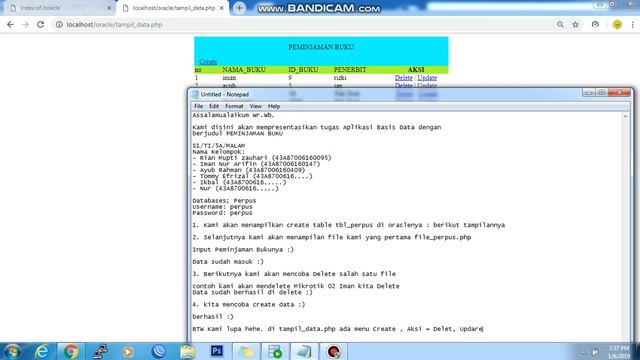Koneksi database oracle dengan Php смотреть онлайн