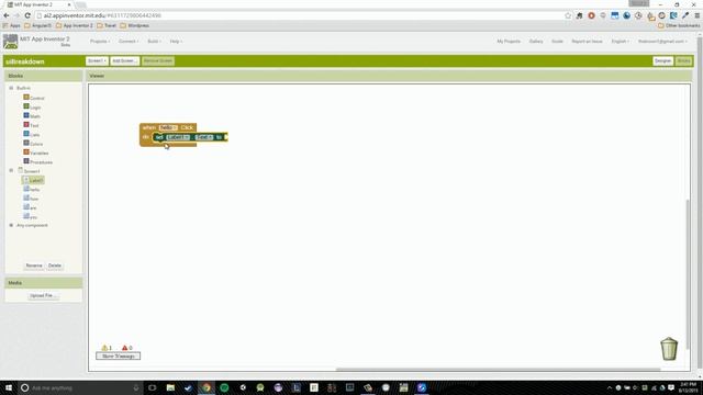Build Android Apps With App Inventor 2 - Blocks Editor In Action