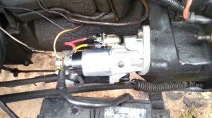 Стартер левого вращения для трактора ДТ-20 с двигателем Д-20