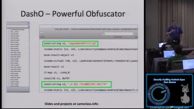 Security Auditing Android Apps Sam Bowne смотреть онлайн