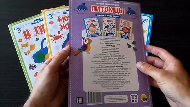 Апликации с цветной бумагой, 195х276 мм смотреть онлайн