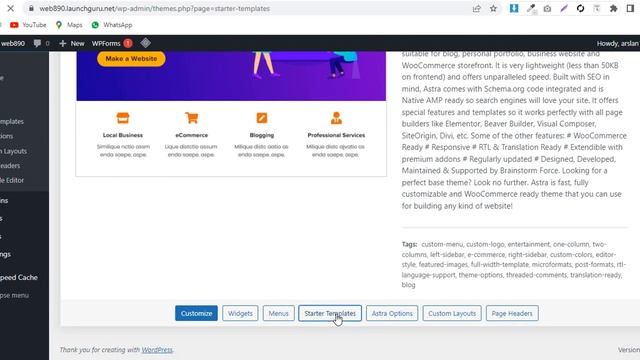 How to Reset your WordPress Site? Install Astra Theme and Import Demo Templates [Urdu] [Hindi] смотреть онлайн