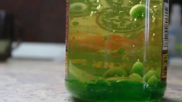 пузыри в масле.