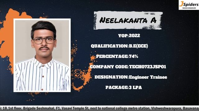 Student Placement Story from Jspiders Basavanagudi | Engineer Trainee смотреть онлайн