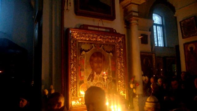 Всенощное бдение с выносом Честного и Животворящего Креста Господня в Свято-Духовом соборе Минска. смотреть онлайн