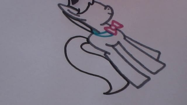 Как нарисовать пони Октавию.//Дарья Тришкина смотреть онлайн