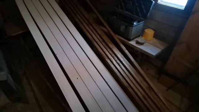 Переделка предбанника / sauna repair #diy #design #woodworking смотреть онлайн