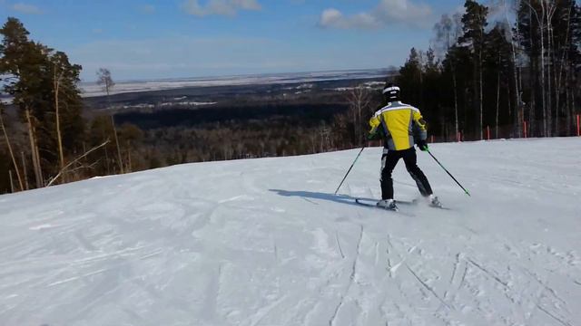 Горные лыжи. На трассе Танай. смотреть онлайн