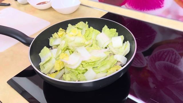 Китайская капуста тушеная с фаршем смотреть онлайн