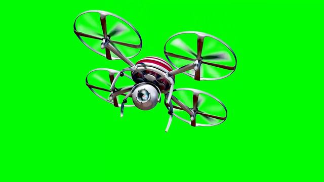 GreenScreen Footage Free Download Video - Green Screen Quadrocopter