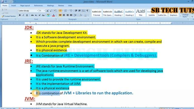 JDK, JRE and JVM in JAVA | Difference Between JDK,JRE and JVM | Java Programming | Telugu смотреть онлайн