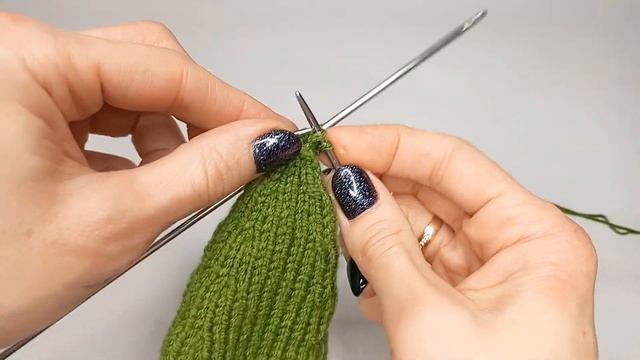 Вязаная елочная игрушка спицами смотреть онлайн