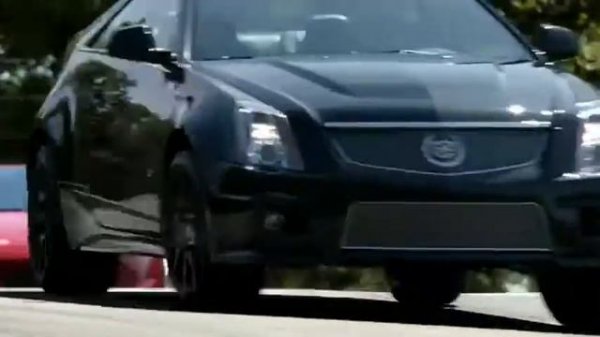 Cadillac CTS Helps Ferrari 2011 Funny Commercial Magnetic Ride Control Show