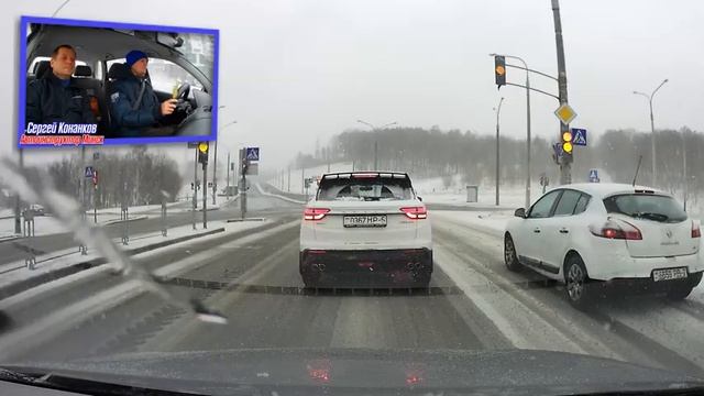 Готовимся к экзамену по маршруту ГАИ / Экзамен в ГАИ ЗИМОЙ смотреть онлайн