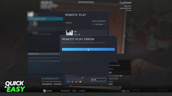 How To Play Cuphead Online Steam Remote Play [EASY!]