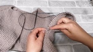 Кардиган вязание реглана сверху спицами (часть 1)