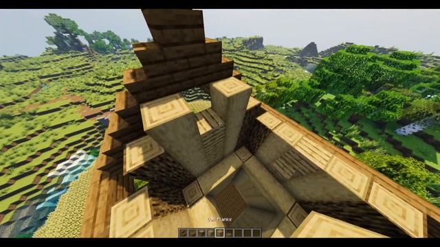 Minecraft Medieval Windmill Tutorial (--with Create Mod--) смотреть онлайн