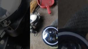 фары от Нивы установка на Golf 2 часть 1